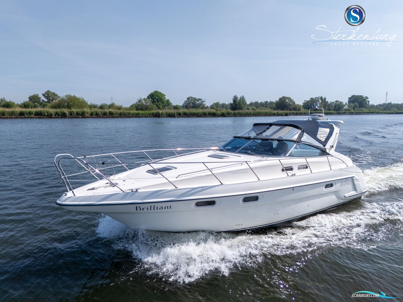 Sealine S37 Motorboat 2001, with 2 engine, The Netherlands