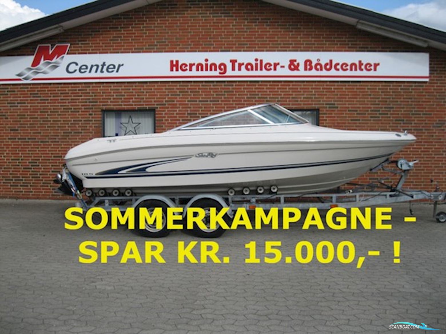 SeaRay 185 BR m/Mercruiser 4,3L EFi og Bramber trailer - NU NEDSAT KR. 15.000,- ! Motorboat 2000, with MerCruiser engine, Denmark