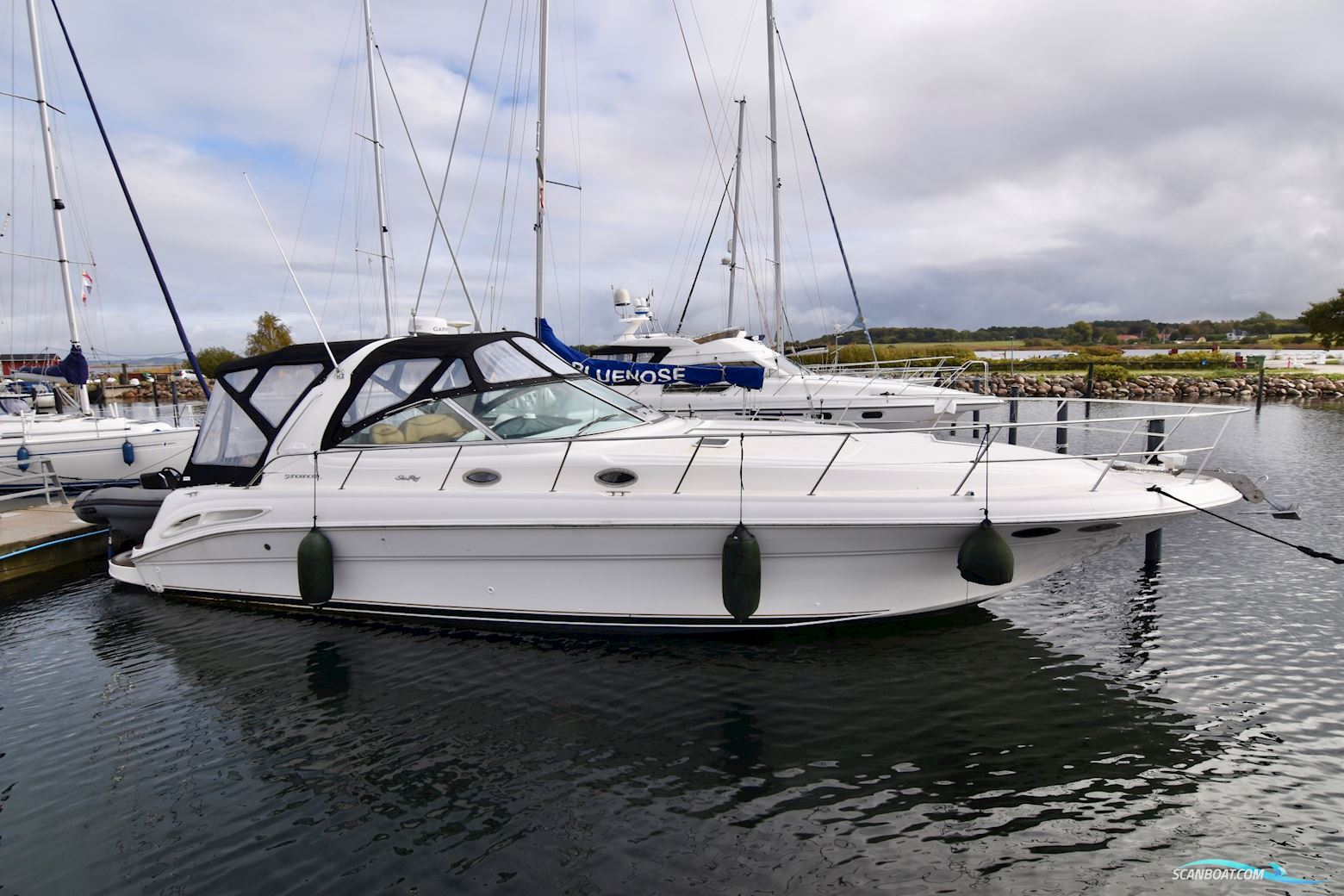 SeaRay 410 Sundancer Motorboat 2001, with Caterpillar 3116 engine, Denmark