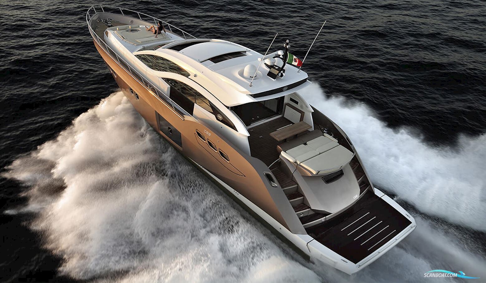 Sessa C68 Motorboat 2012, with Volvo Penta Ips 1200 engine, Croatia