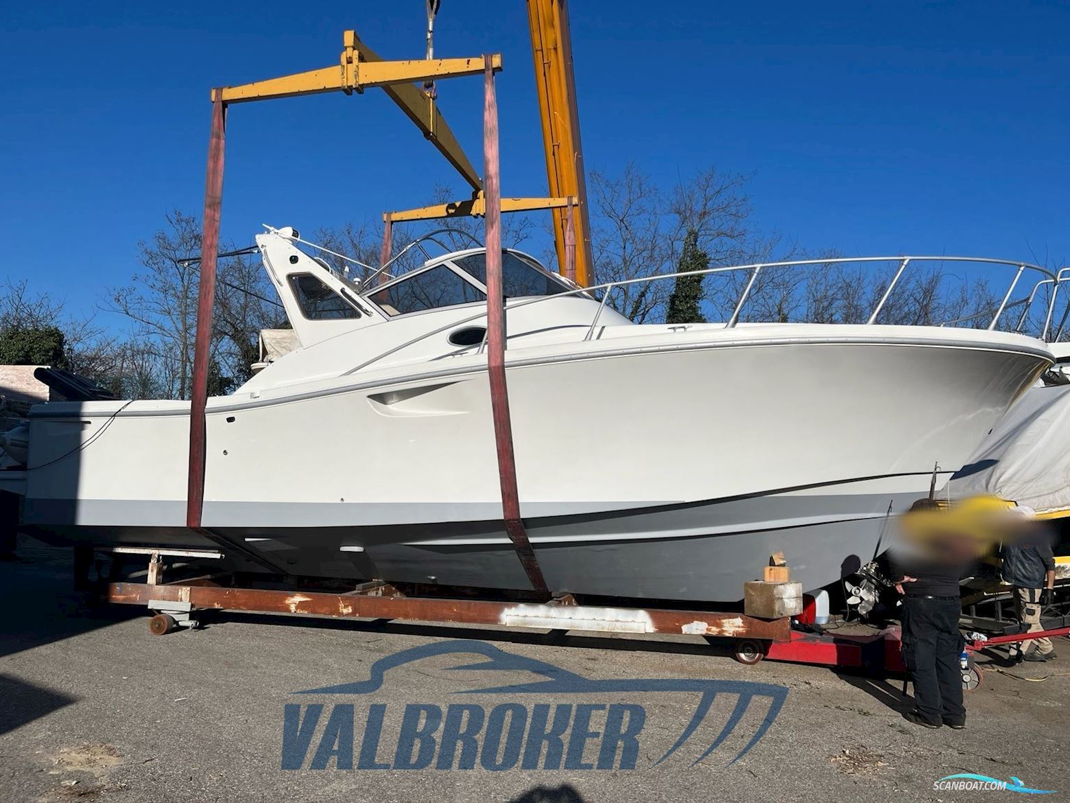 Sette Mari F 35 Open America Motorboat 1994, with Caterpillar engine, Italy