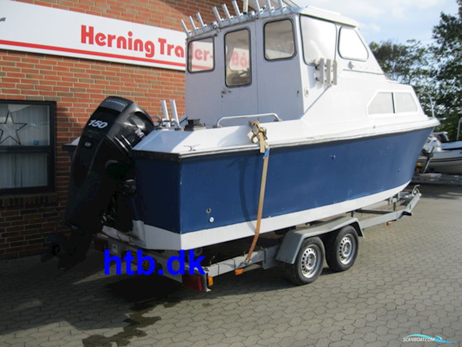 Shetland 640 weekend/kabinebåd m/Mercury F150 hk 4-takt Verado og buggi trailer - NU NEDSAT KR. 14.500,- !