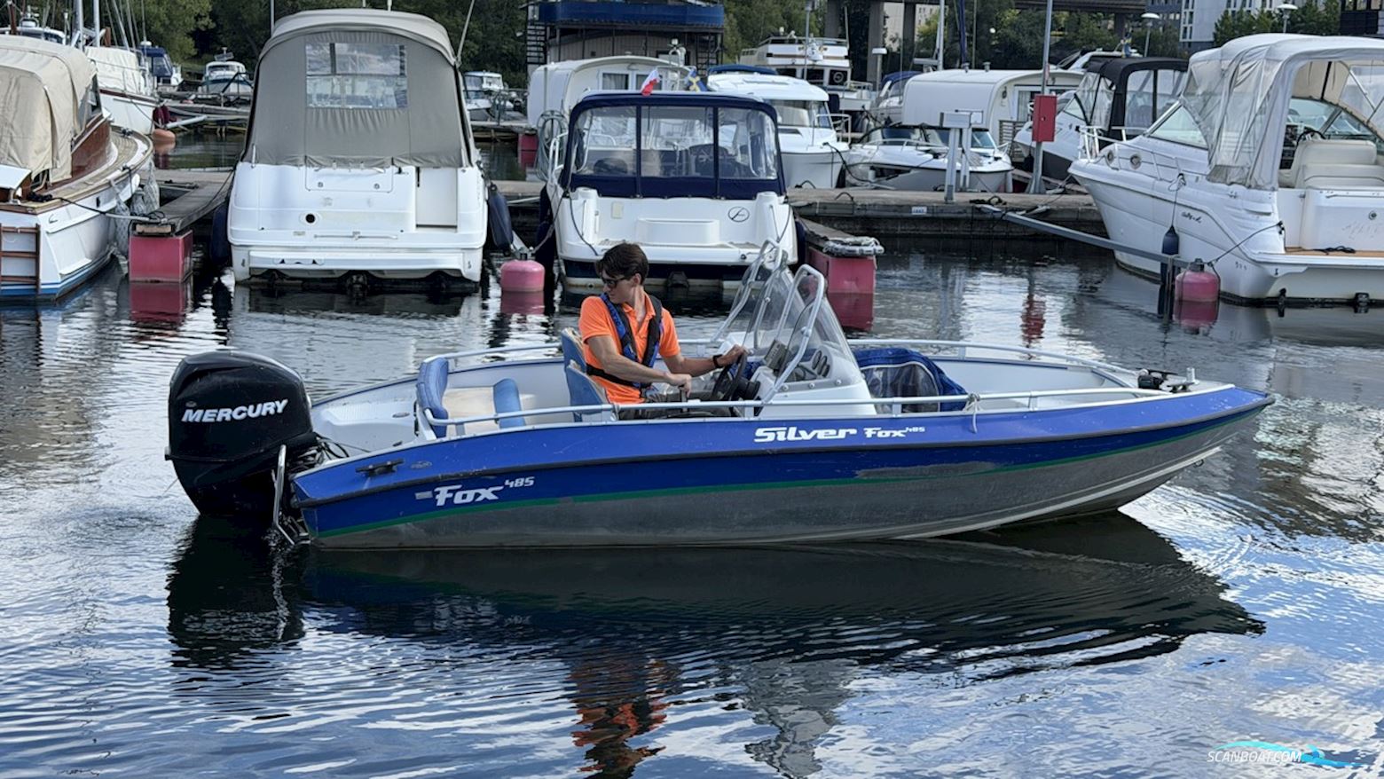 Silver FOX 485 BR Motorboat 2007, with Mercury engine, Sweden