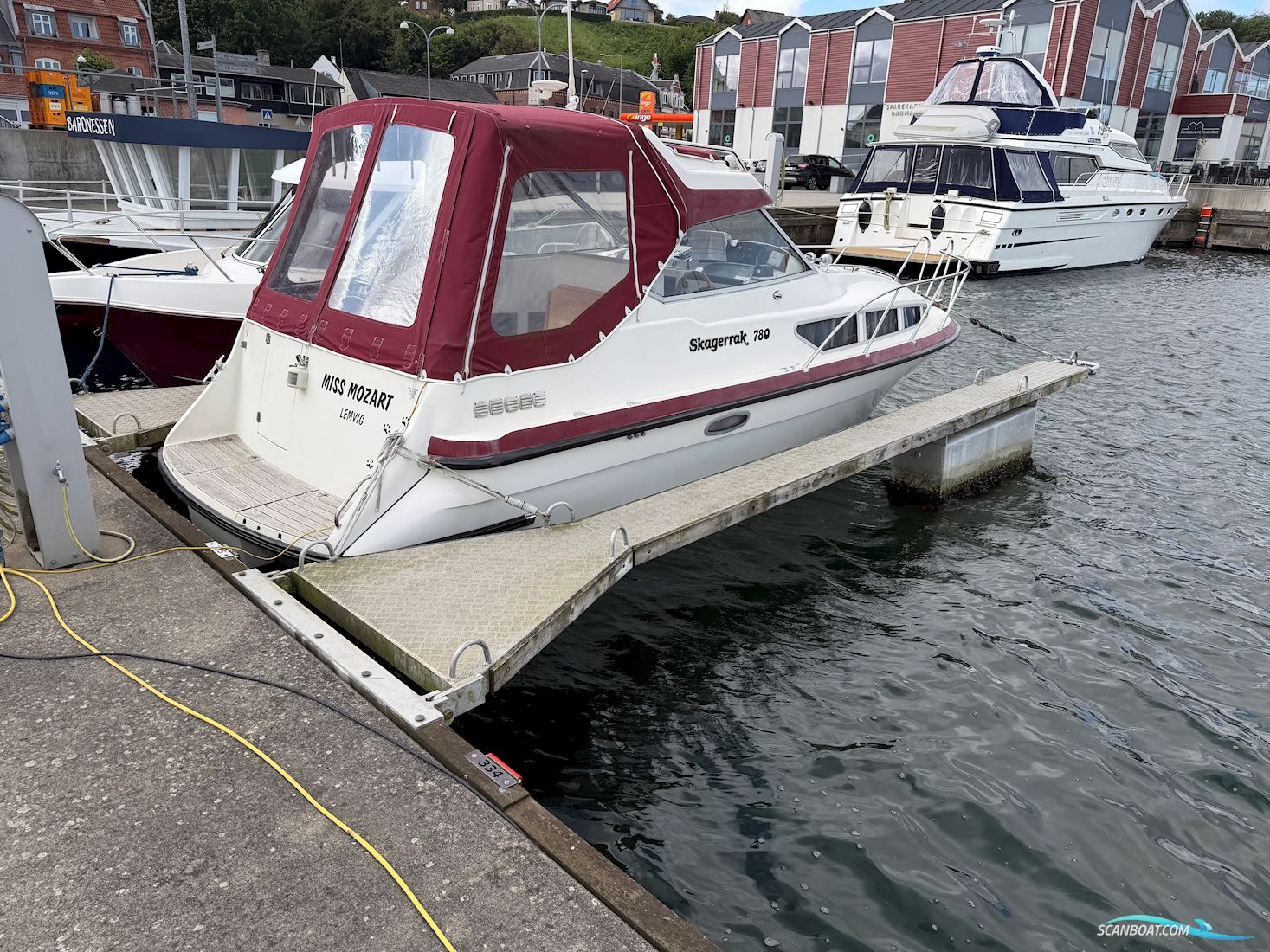 Skagerrak 780 Motorboat 1995, with Volvo Penta Tam 31 engine, Denmark