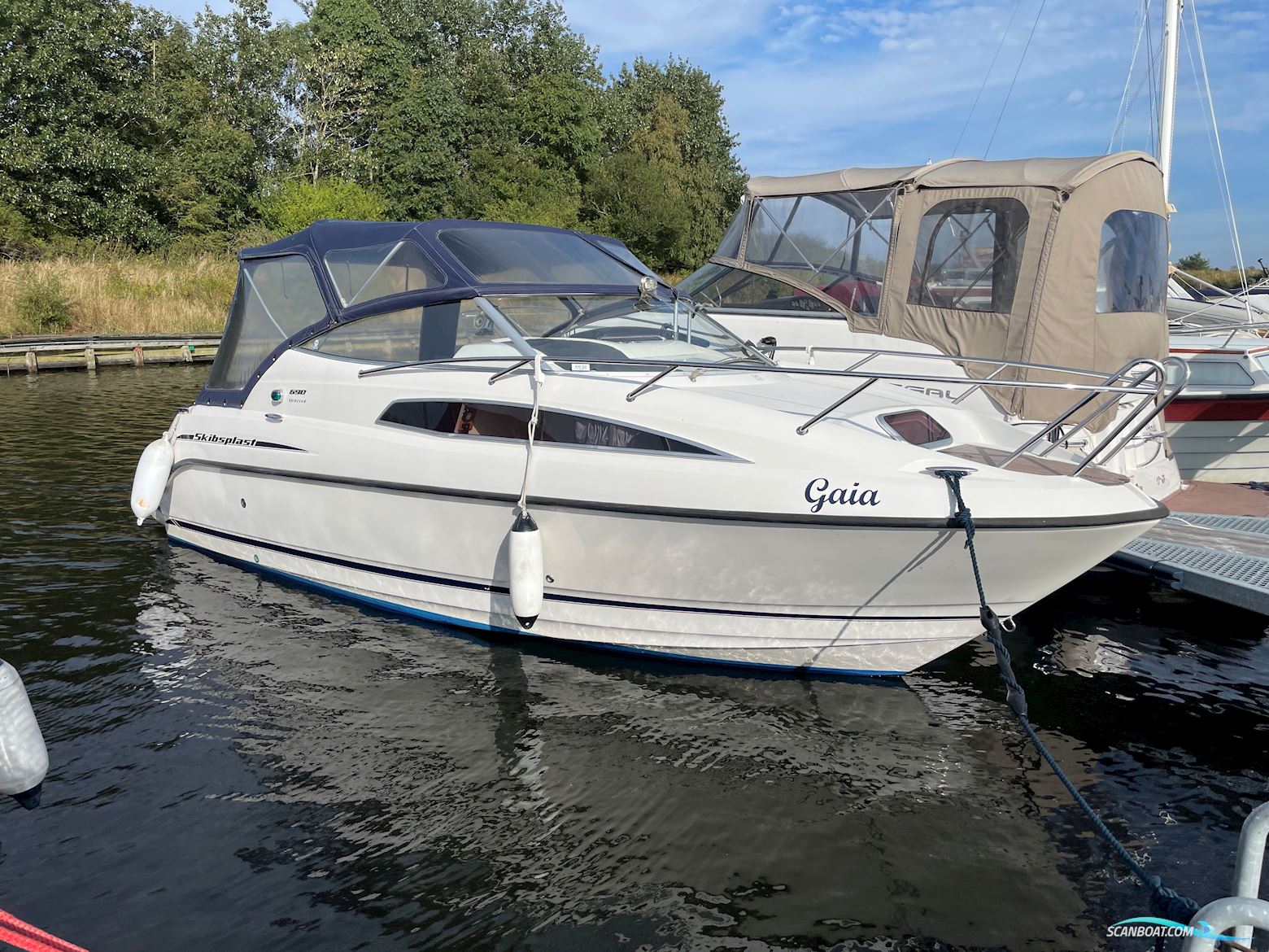 Skibsplast 690 Motorboat 2008, with Mercruiser engine, Denmark