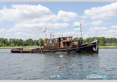Sleepboot Limburgia Motorboat 1942, with Brons 8ED engine, The Netherlands