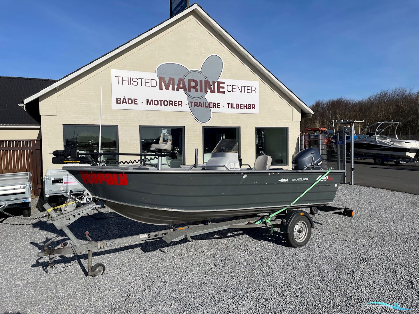 Smartliner 450 Bass Med Trailer og Frontmonteret Trollingmotor Motorboat 2015, with Yamaha engine, Denmark