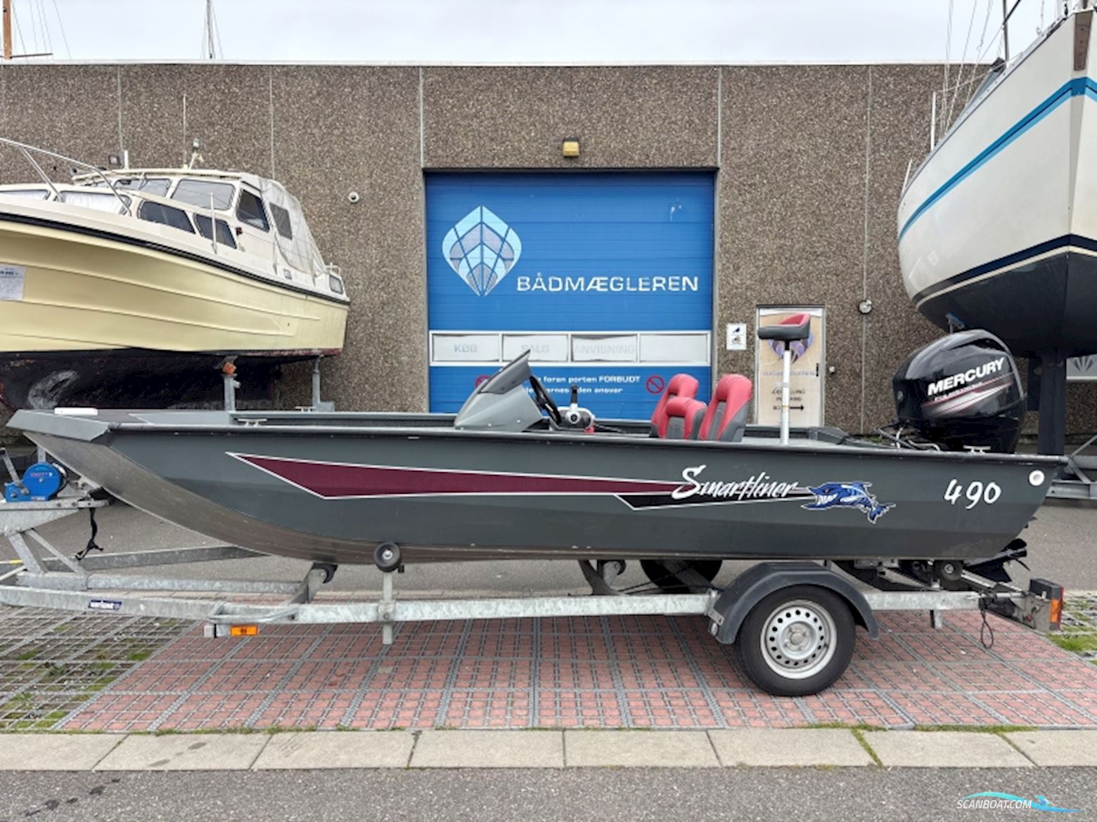Smartliner 490 Bass Boat Motorboat 2020, with Mercury engine, Denmark