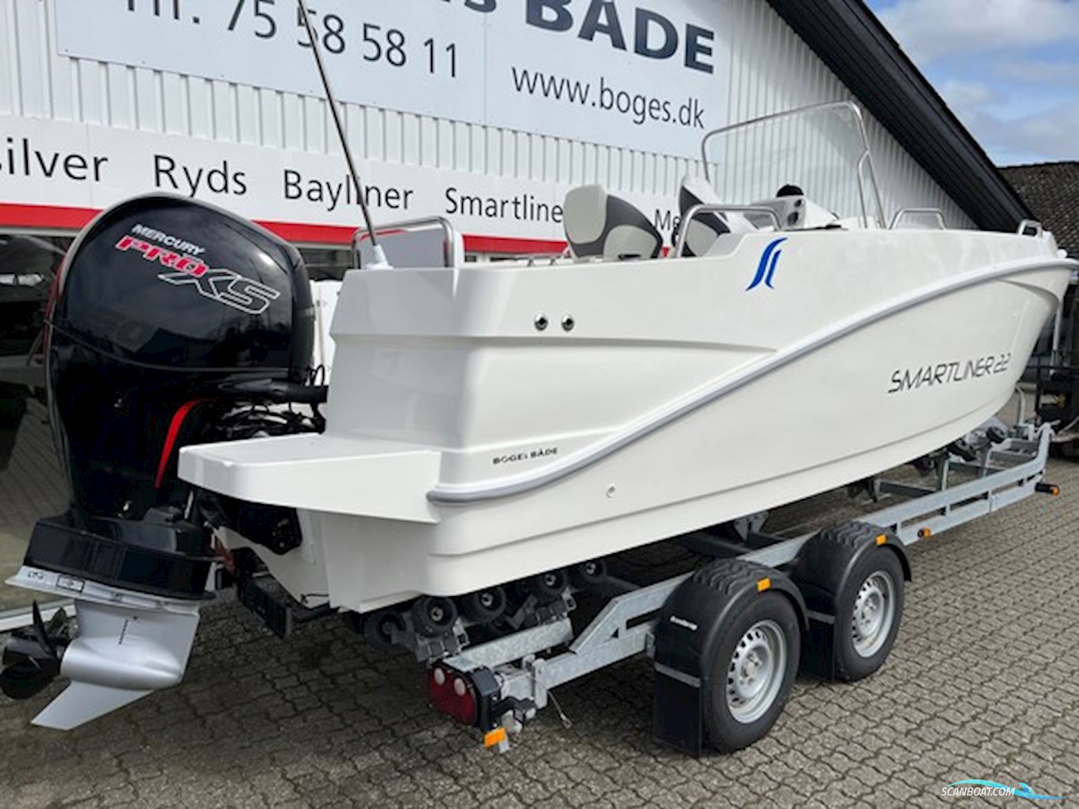 Smartliner CC Center Console 22 med Mercury F150 EXLPT-EFI ProXS  inkl. udstyr - velsejlende styrepultsbåd