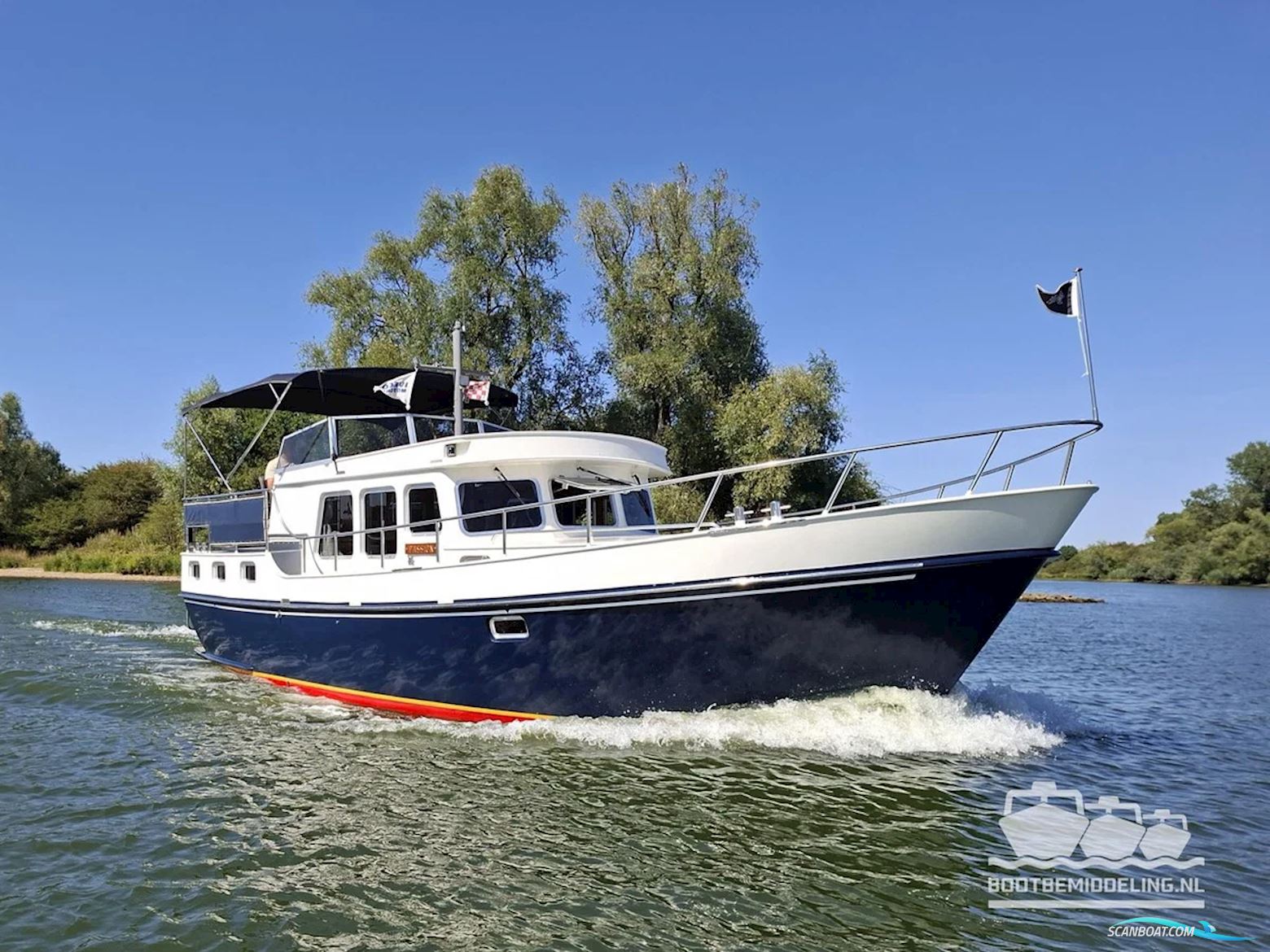 Stevens Nautical Columbus Spiegelkotter 10.50 AK Motorboat 2001, with Iveco engine, The Netherlands