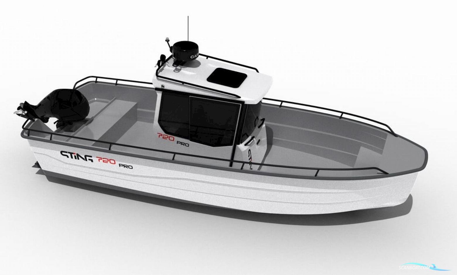 Sting 725 Pro Cabin Motorboat 2025, with Tilvælges engine, Denmark