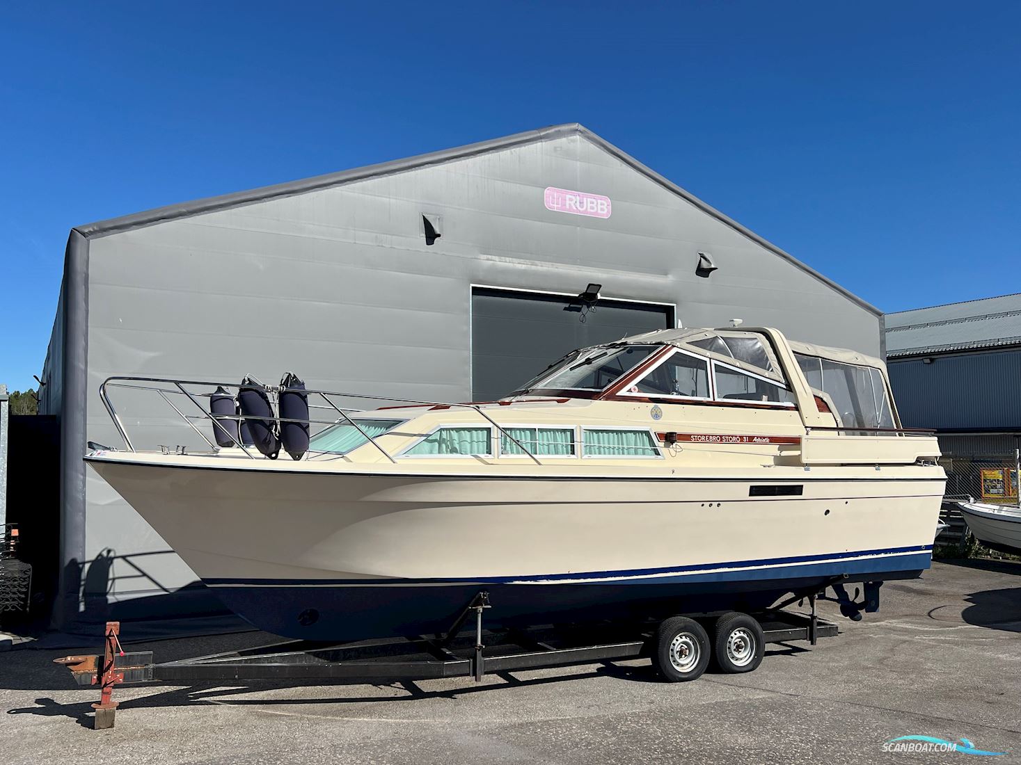 Storebro 31 Adriatic Motorboat 1977, with 2 x Volvo Penta Tamd41B engine, Sweden