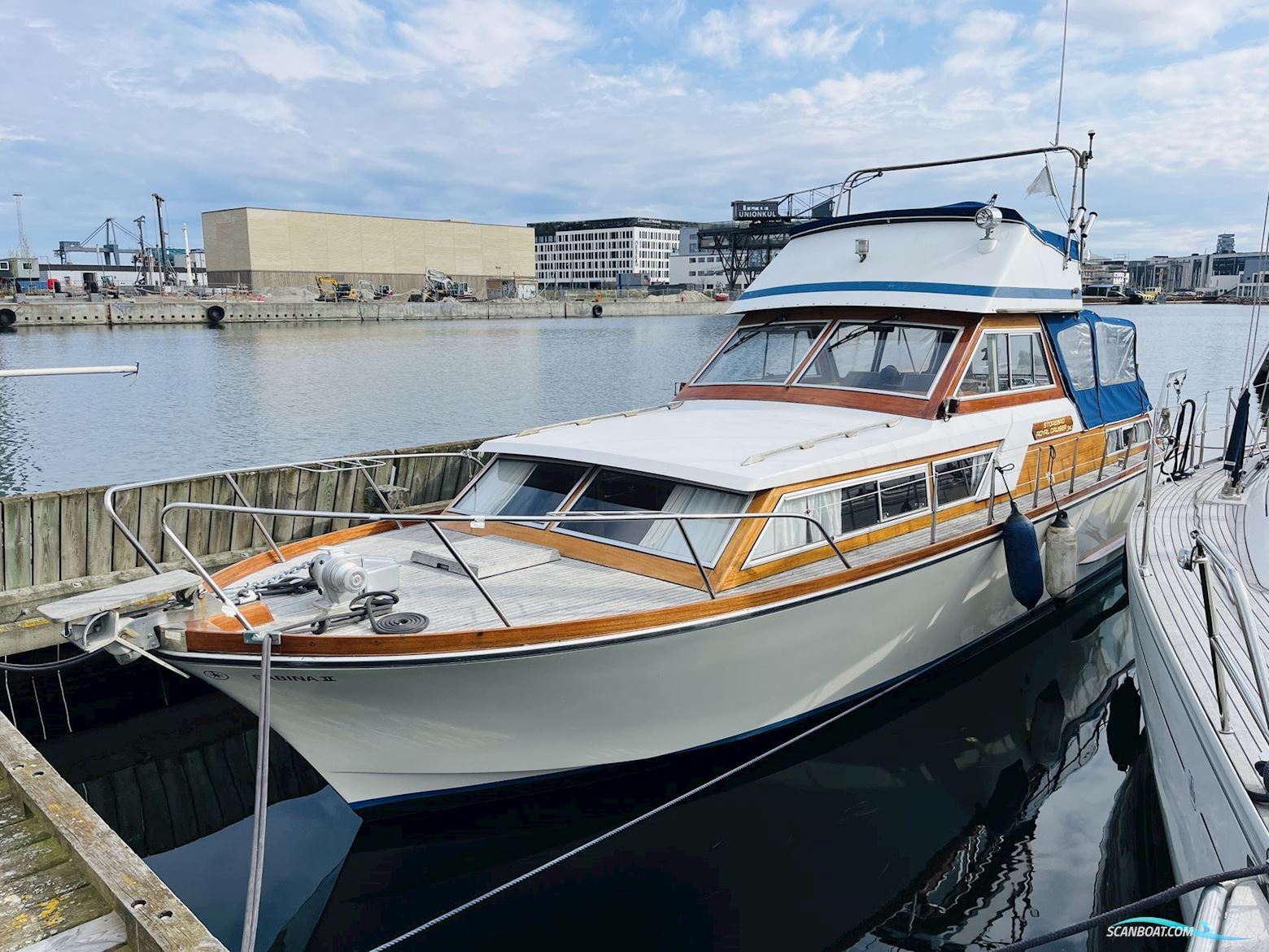 Storebro 34 / Storö 34 Motorboat 1977, with 2 x 160 HK Yanmar 4Lha-Htp engine, Denmark