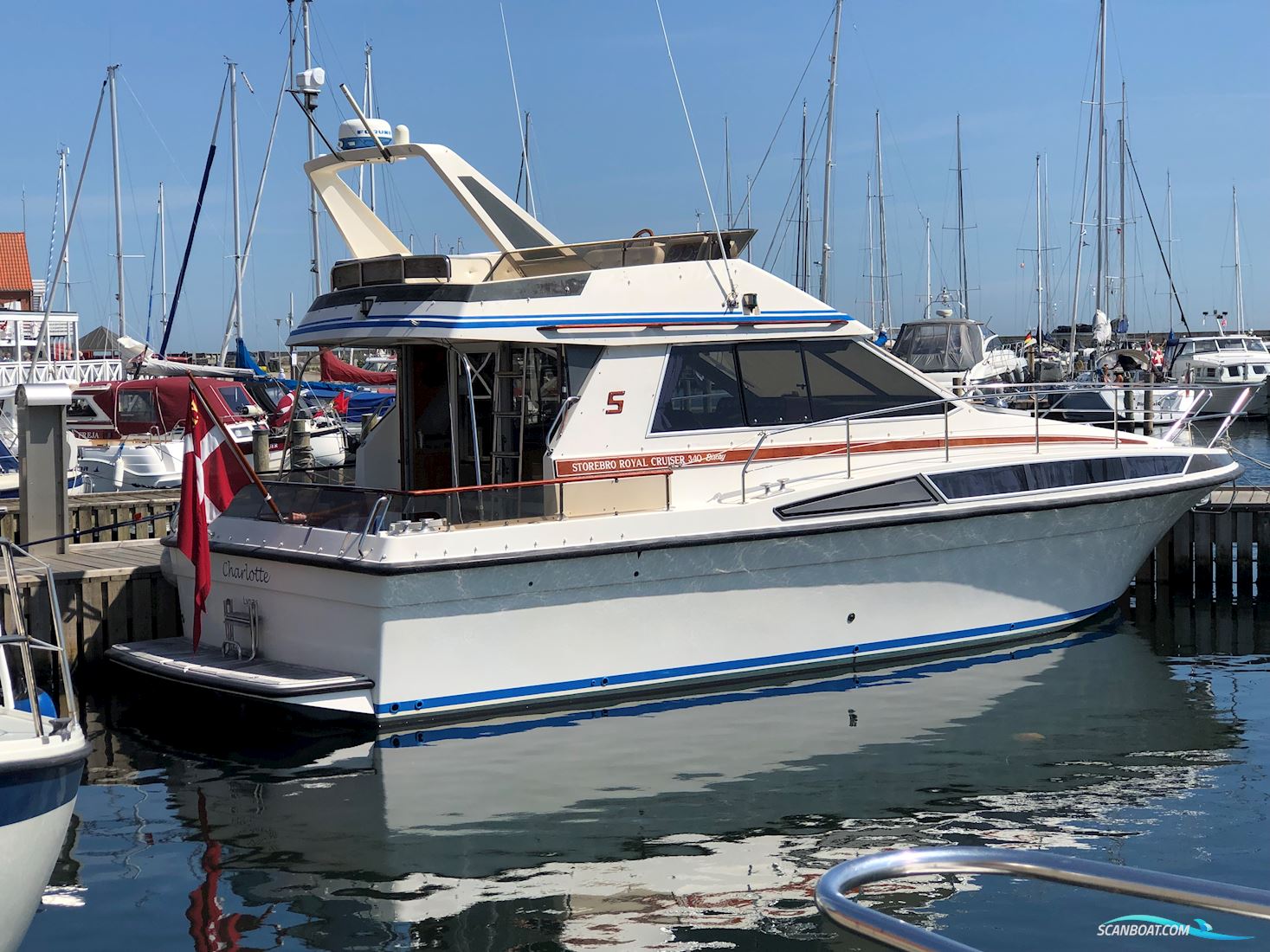 Storebro 340 Biscay Motorboat 1985, with VP Tamd60C engine, Denmark
