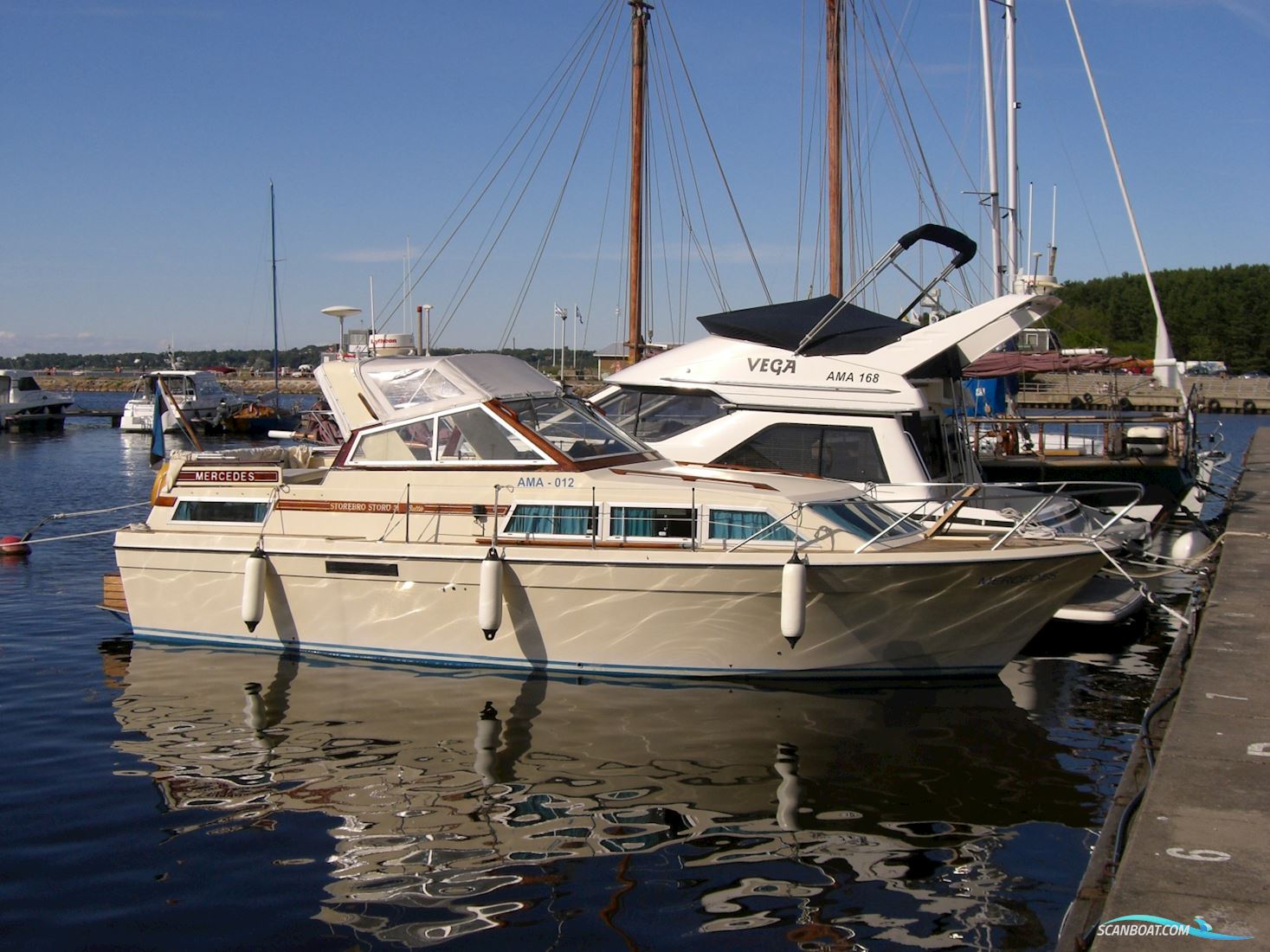 Storebro Royal Cruiser 31 Baltic Motorboat 1982, with Volvo Tamd 60B engine, Estonia