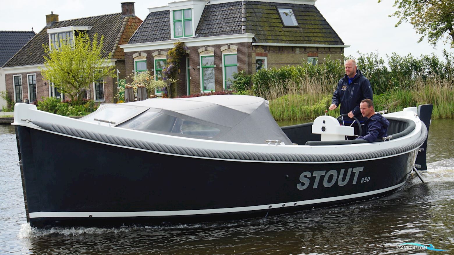 Stout 850 Sloep Motorboat 2010, with Craftsman Marine engine, The Netherlands
