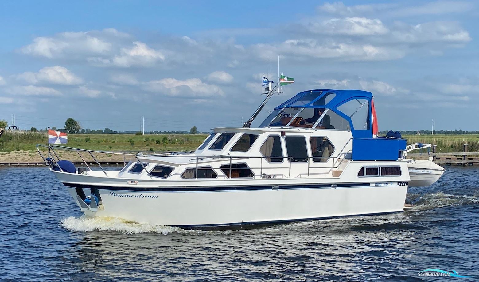 Succes Kruiser 10.50 SD AK Cabrio Motorboat 1989, with Iveco engine, The Netherlands