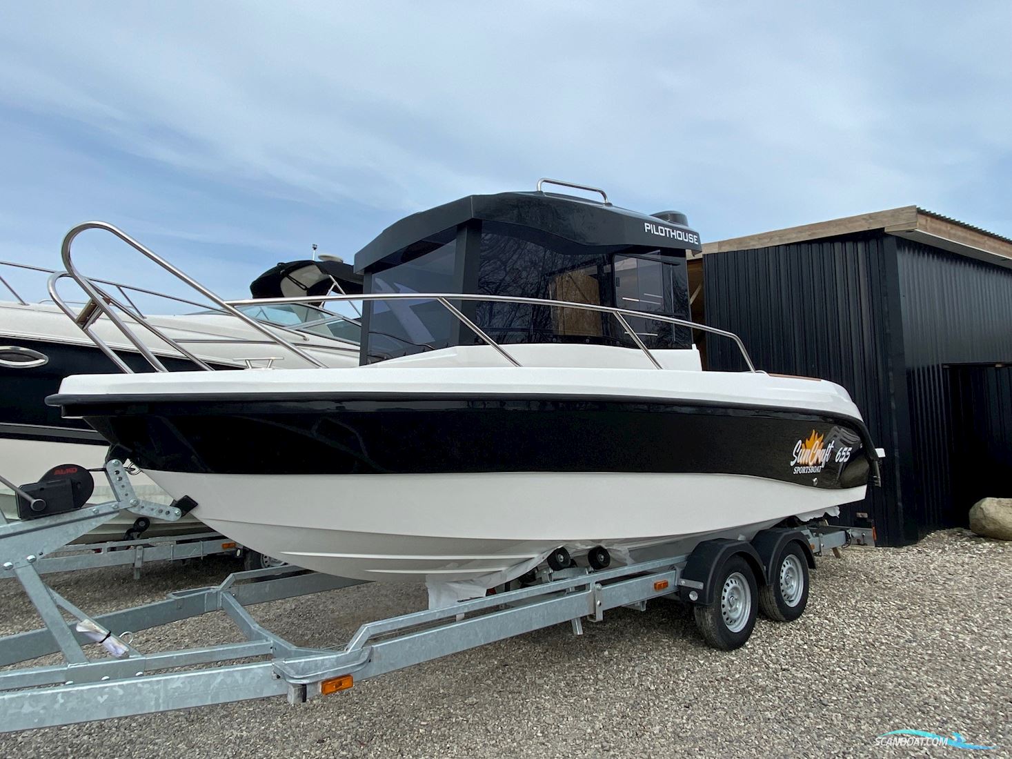Suncraft 655 Pilothouse Motorboat 2024, with Yamaha F70 engine, Denmark