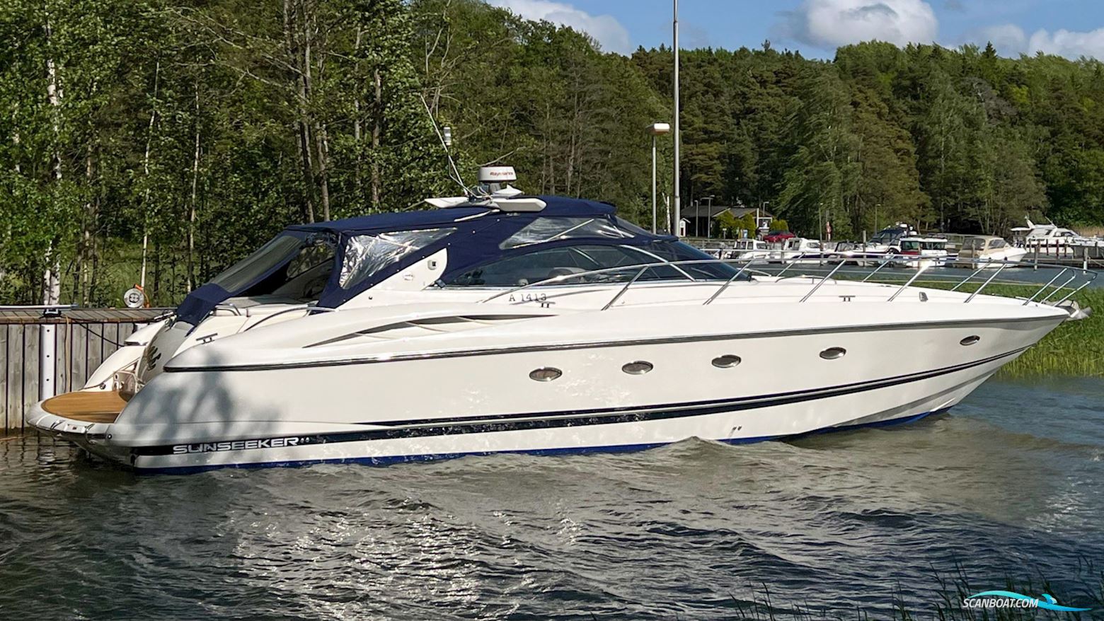 Sunseeker 50 Camargue Motorboat 2000, with Caterpillar 3196 engine, Finland