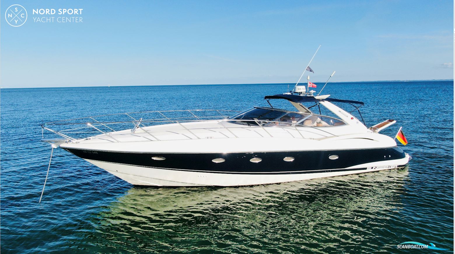 Sunseeker Camargue 44 Motorboat 2000, with Volvo Penta TAMD 74 EDC engine, Germany