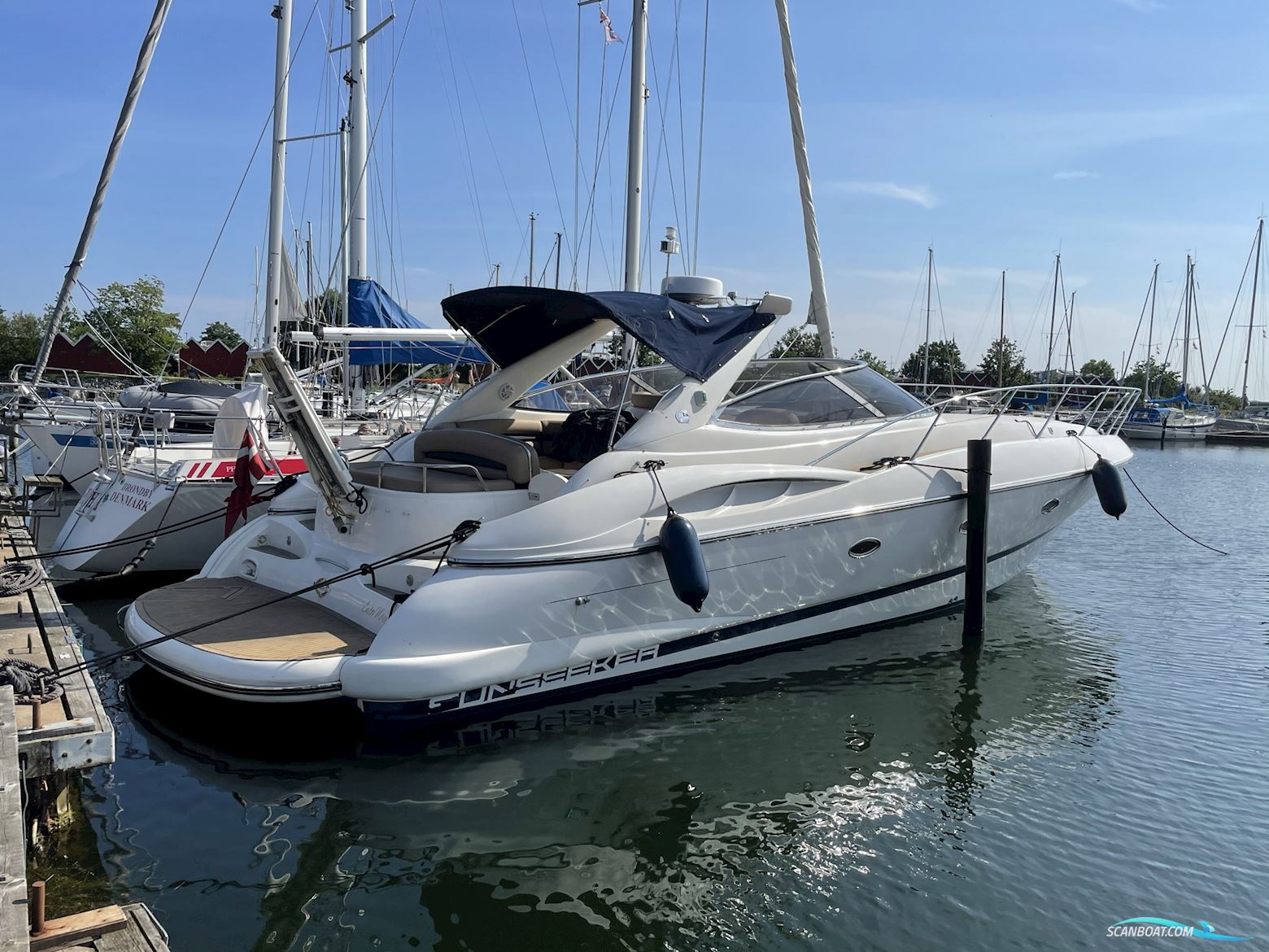 Sunseeker Camargue 44 Motorboat 1999, with Caterpillar 3208TA engine, Denmark