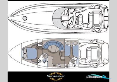 Sunseeker Camargue 44 Motorboat 1999, with Caterpillar 3208TA engine, Denmark
