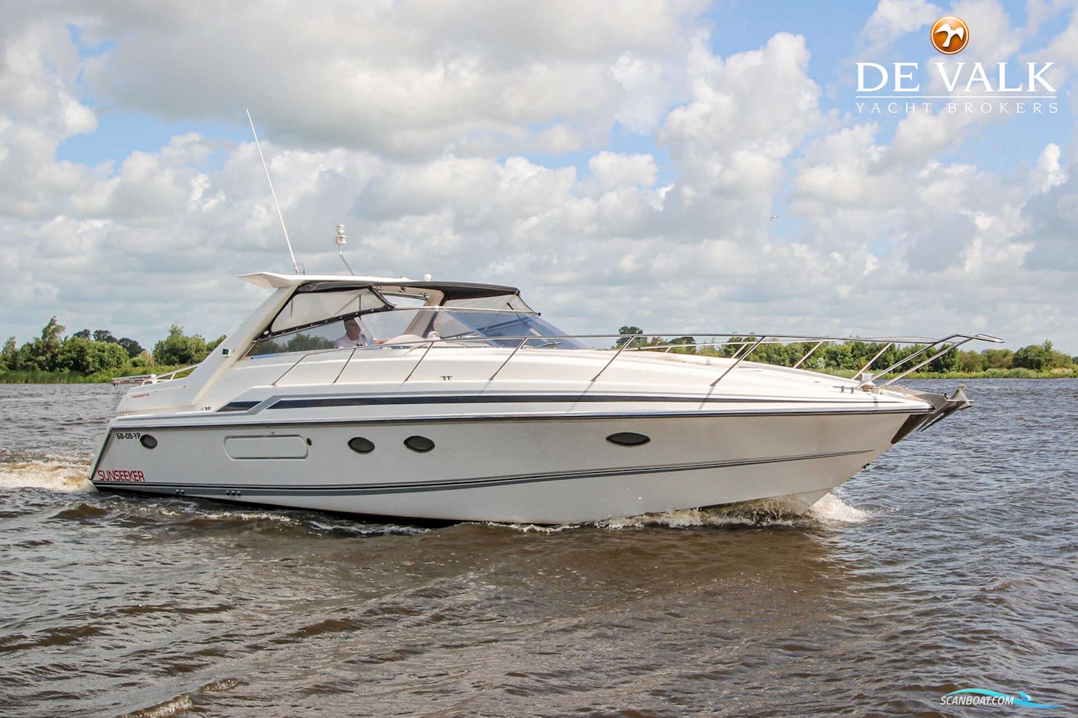 Sunseeker Camargue 46 Motorboat 1991, with Detroit Diesel engine, The Netherlands