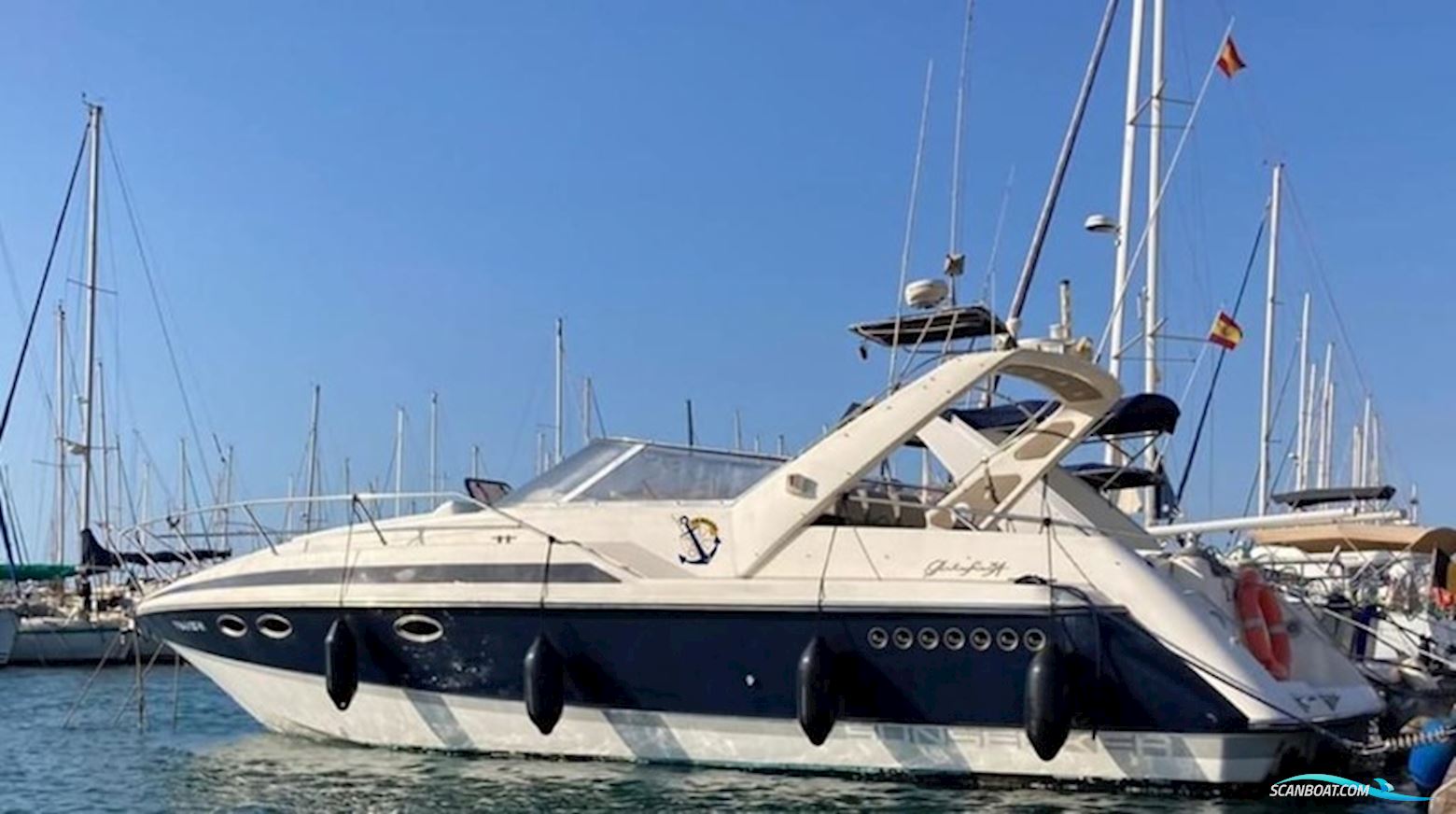 Sunseeker Portofino 34 Motorboat 1991, with Volvo Penta engine, Spain