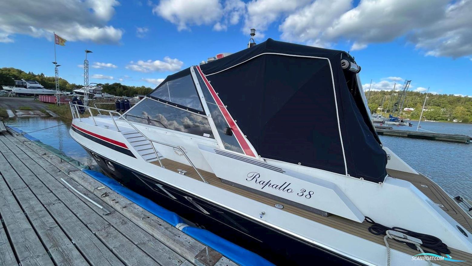 Sunseeker Rapallo 36 Motorboat 1985, with Volvo Penta engine, Sweden