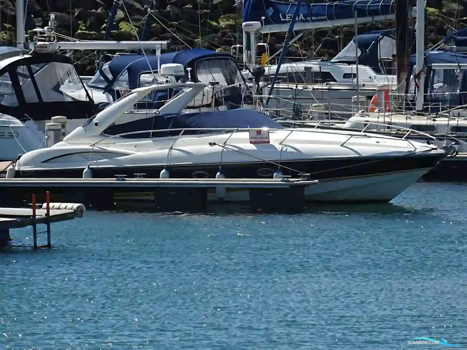 Sunseeker Superhawk 40 Motorboat 2000, with Yanmar engine, United Kingdom
