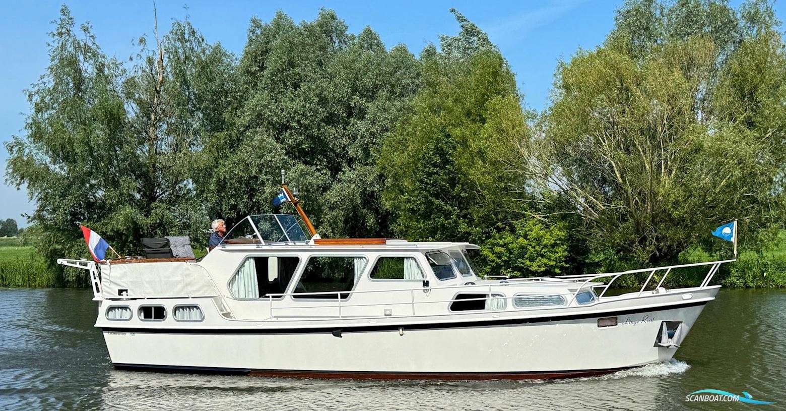 Super Lauwersmeer 11.20 AK Cabrio Motorboat 1980, with Mercedes engine, The Netherlands