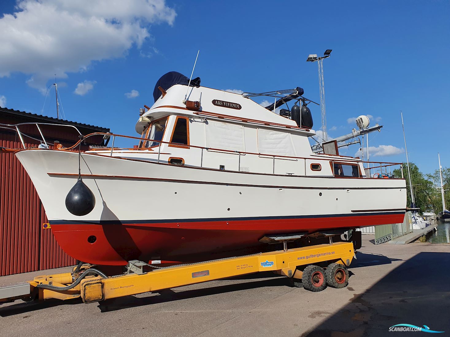 Taiwans Trawler Motorboat 1980, with Ford Lehman 2715, 6 Cyl, 120 Hp engine, Sweden