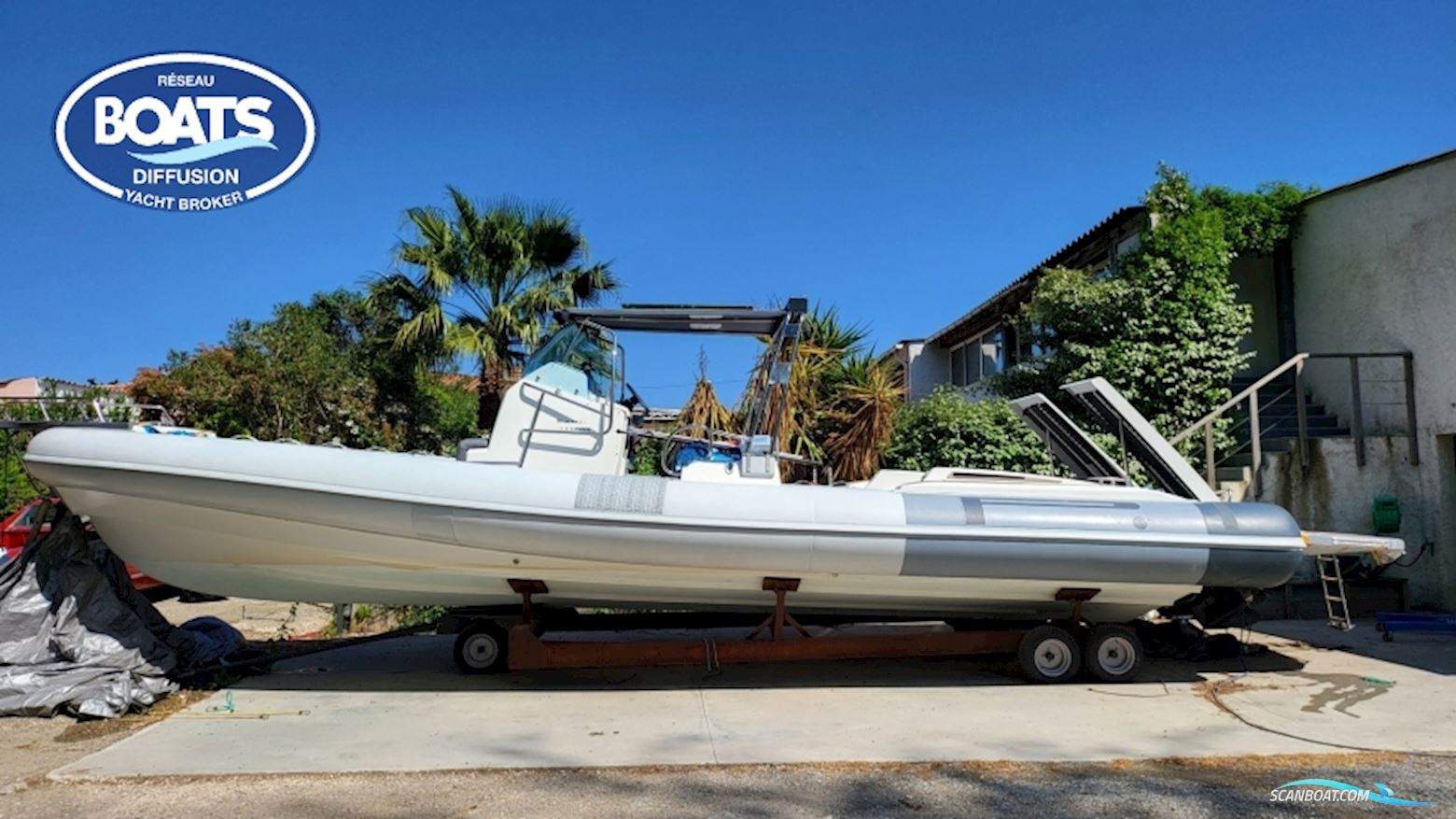 Tecnorib Pirelli Pzero 1000 Motorboat 2010, with Mercruiser engine, France
