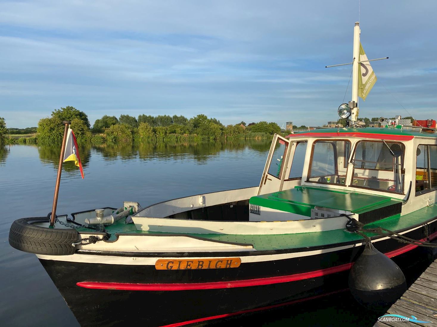 Teltow-Werft Motorboat 1953, with Deutz F3L514 engine, Germany
