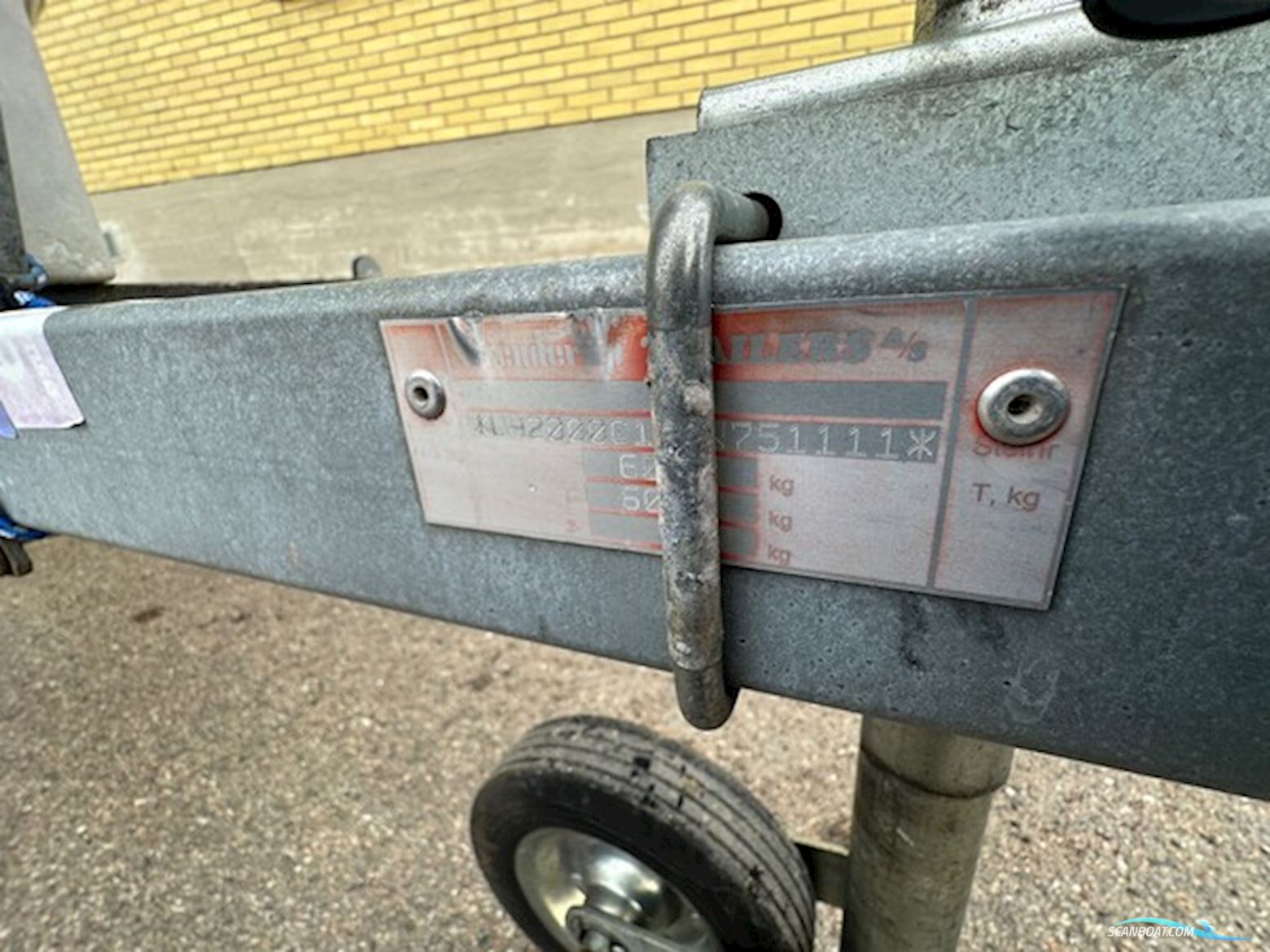 Terhi 6020 (2002) Med Yamaha 25 HK (2001) + Trailer & Udstyr – Nyserviceret – 45.000 kr