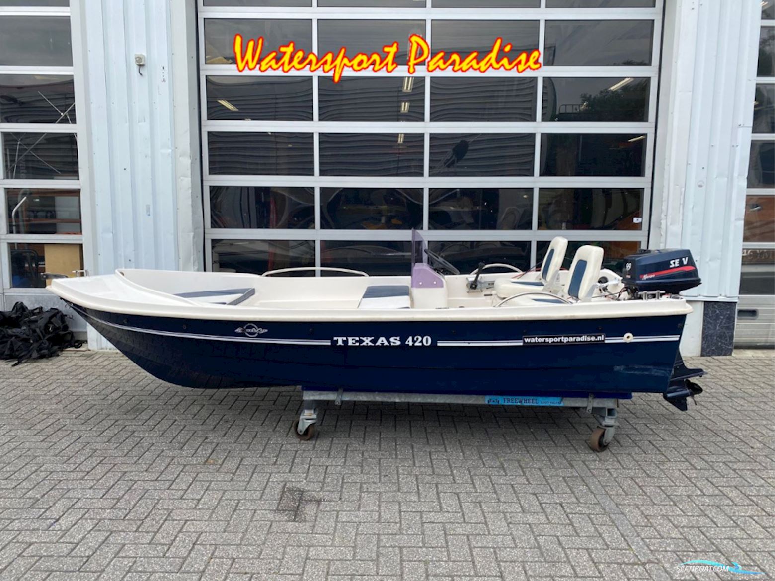 Texas 420 Motorboat 2005, with Selva engine, The Netherlands