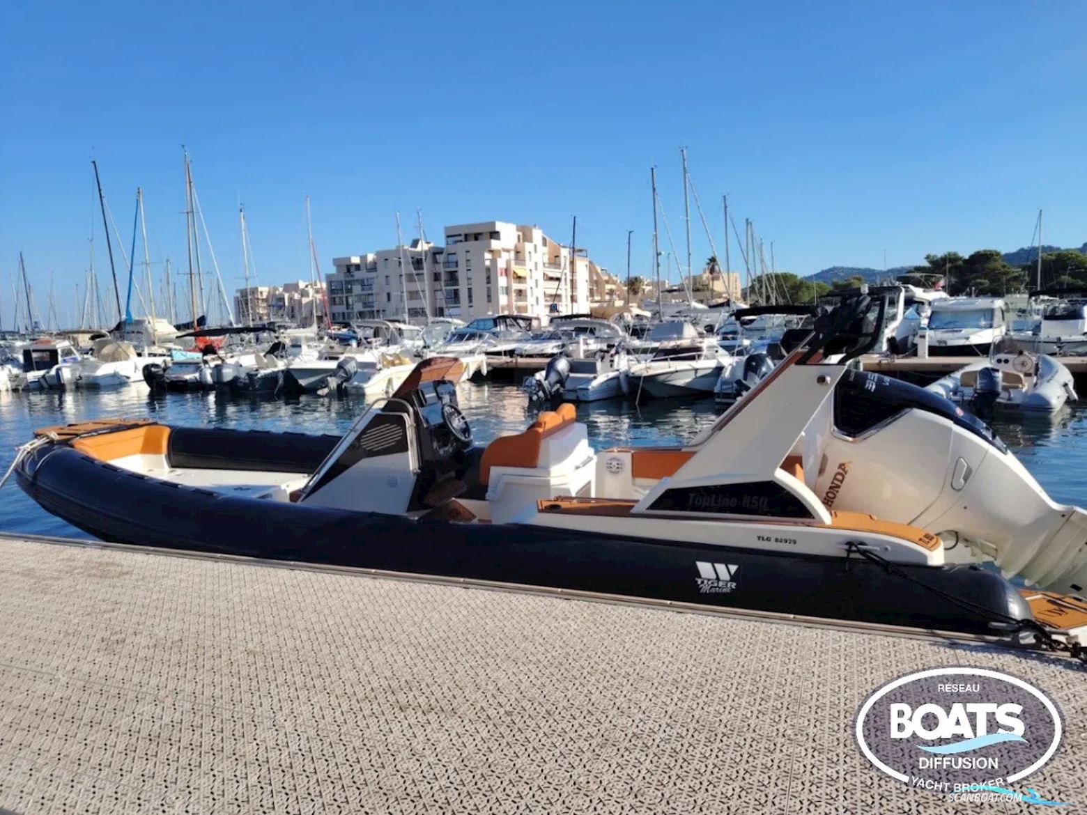 Tiger marine 850 Top Line Motorboat 2024, with Honda  engine, France