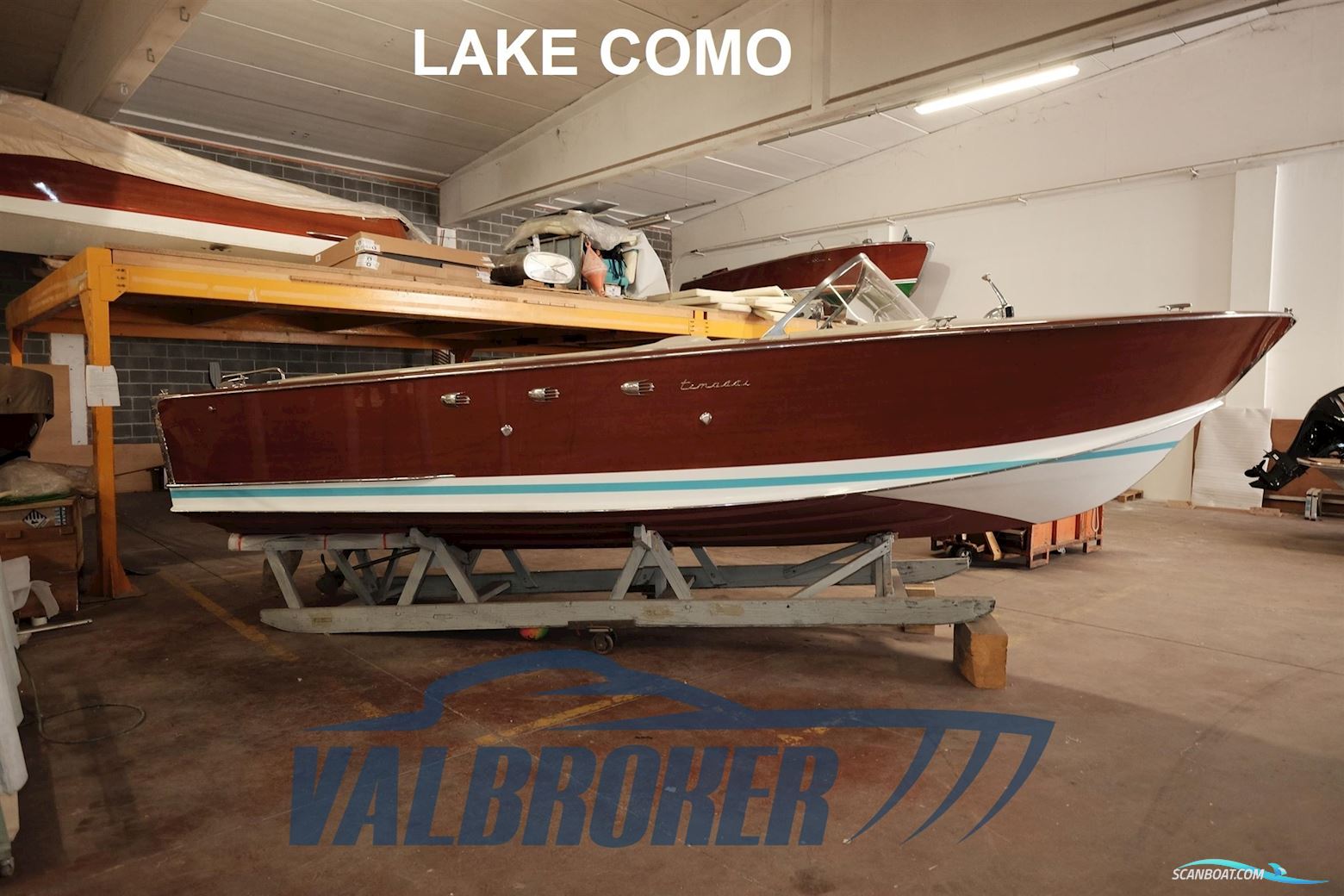 Timossi Lario Motorboat 1966, with Chrysler M 318C engine, Italy