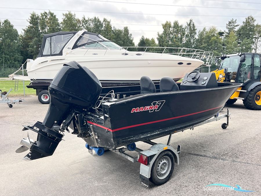 Tracker Magna 17 Motorboat 2006, with Mercury 115hk Optimax -2006 engine, Sweden
