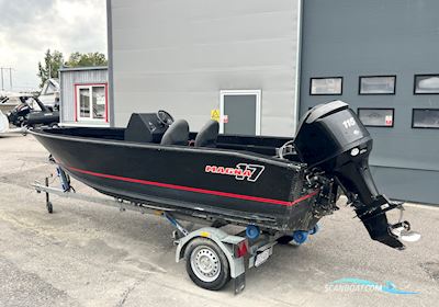 Tracker Magna 17 Motorboat 2006, with Mercury 115hk Optimax -2006 engine, Sweden