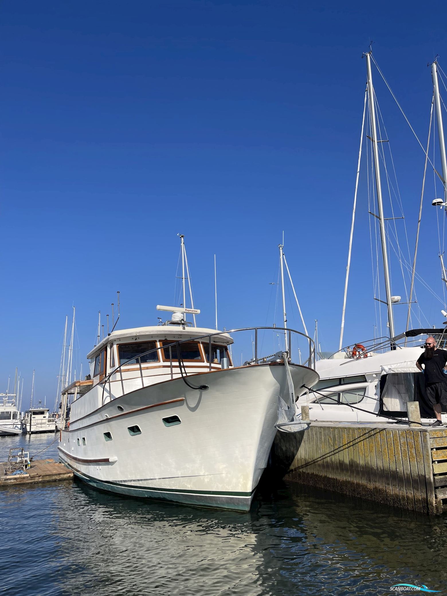 Trawler Blue Ocean 50 med bådplads i Gilleleje.