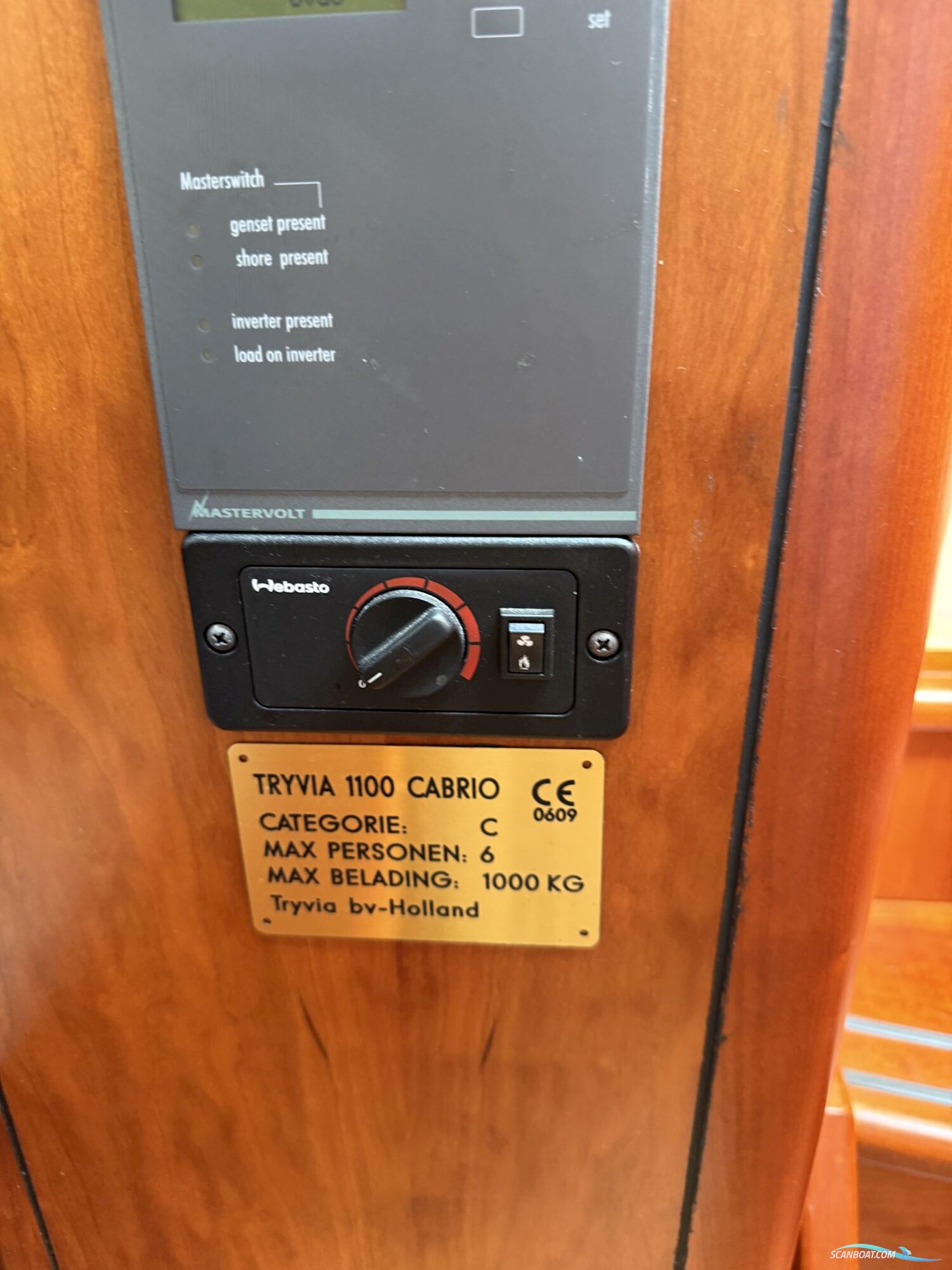 Tryvia 1100 OK Cabrio Spiegeldeur