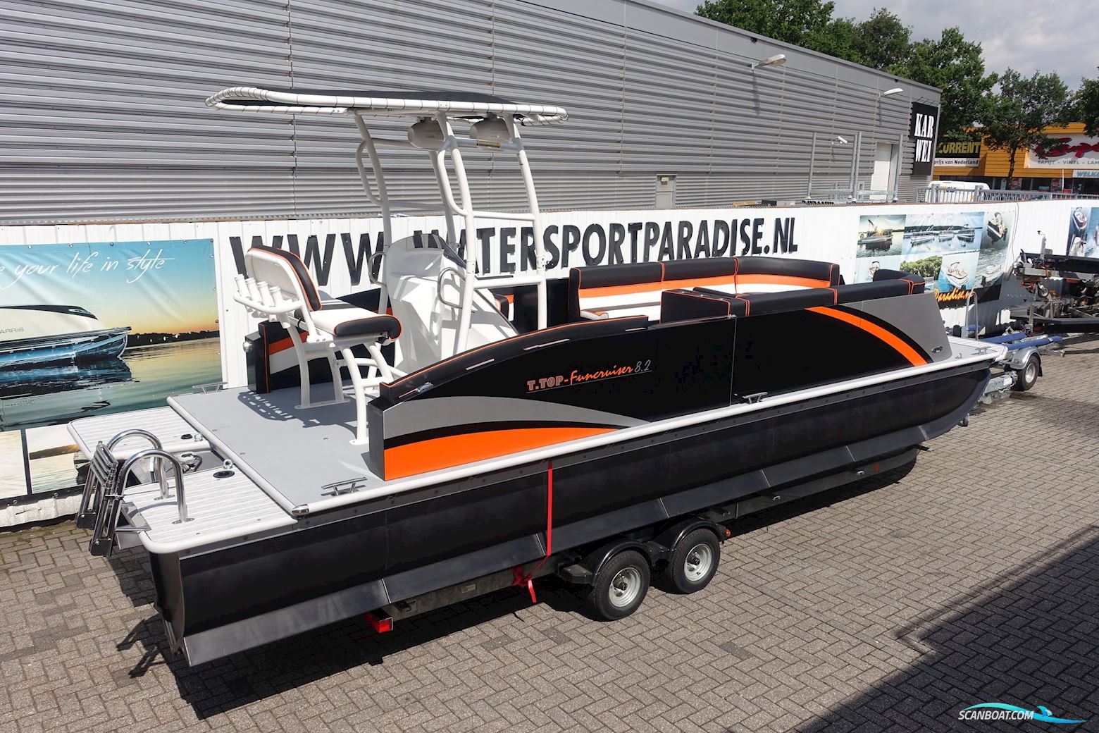 T.Top Funcruiser 8.2 Verado 300 Pontoonboot