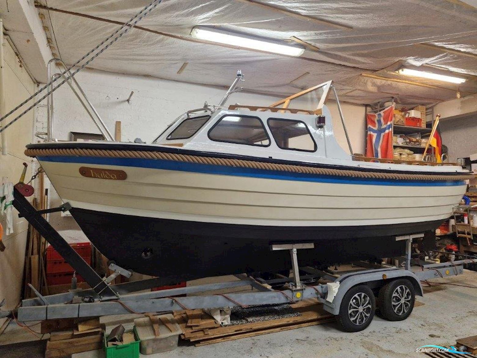 Tucker Boot Tucker Boat Motorboat 2024, with Yanmar 3 Zylinder engine, Germany