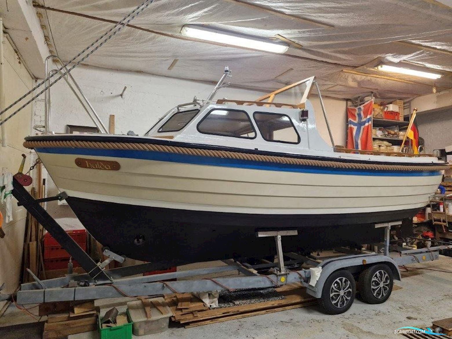 TUCKER BOOT TUCKER BOAT Motorboat , with YANMAR 3 ZYLINDER engine, Germany