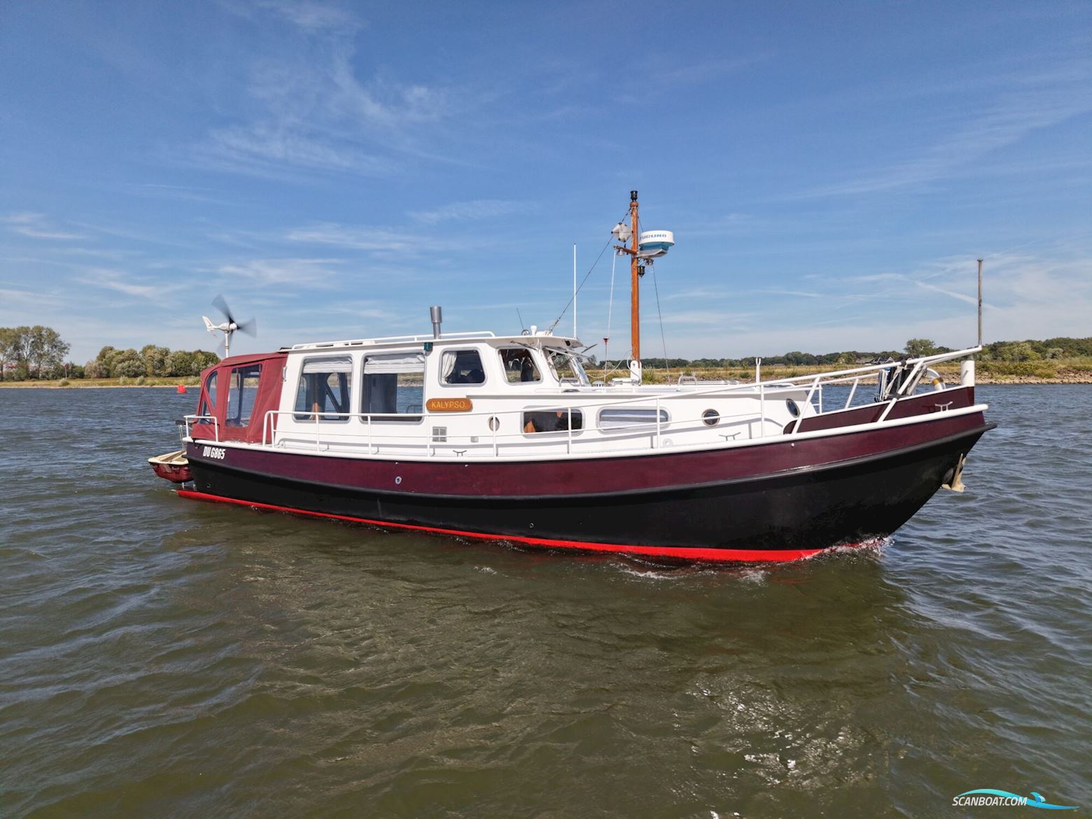 Tukkervlet 11.00 OK Spiegeldeur Motorboat 1988, with DAF engine, The Netherlands