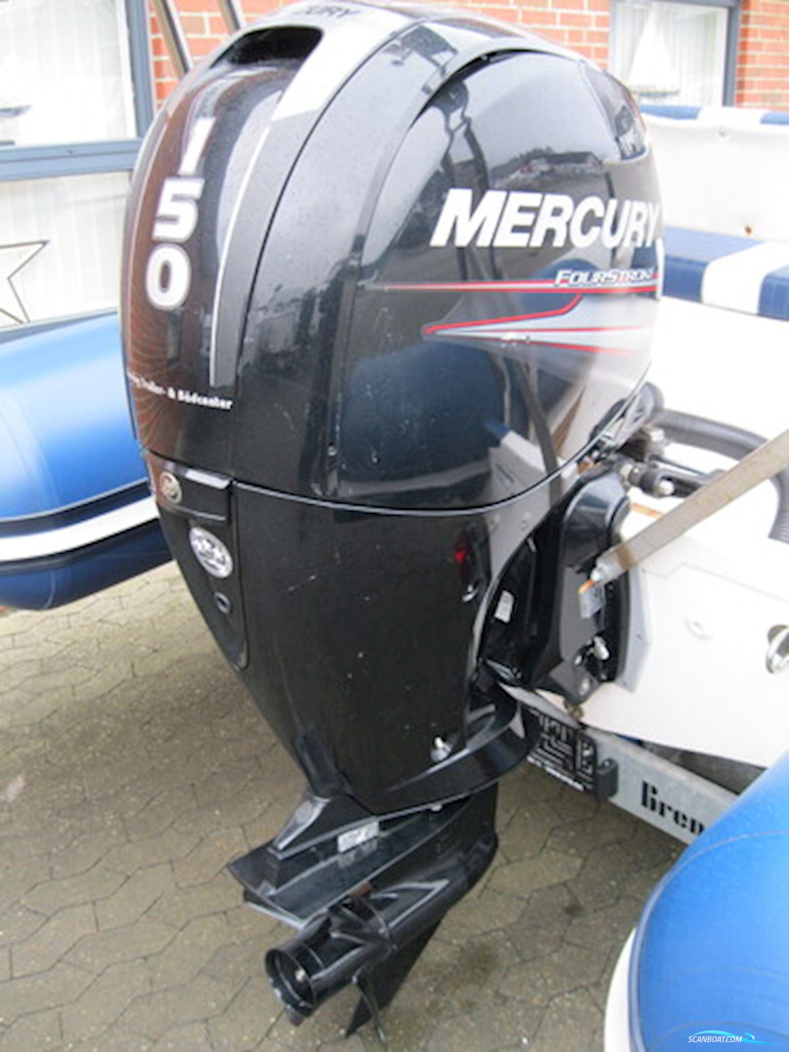 Valiant V-570 Rib m/Mercury F150 hk Efi 4-Takt og Brenderup Trailer - NU Nedsat KR. 15.000,- !