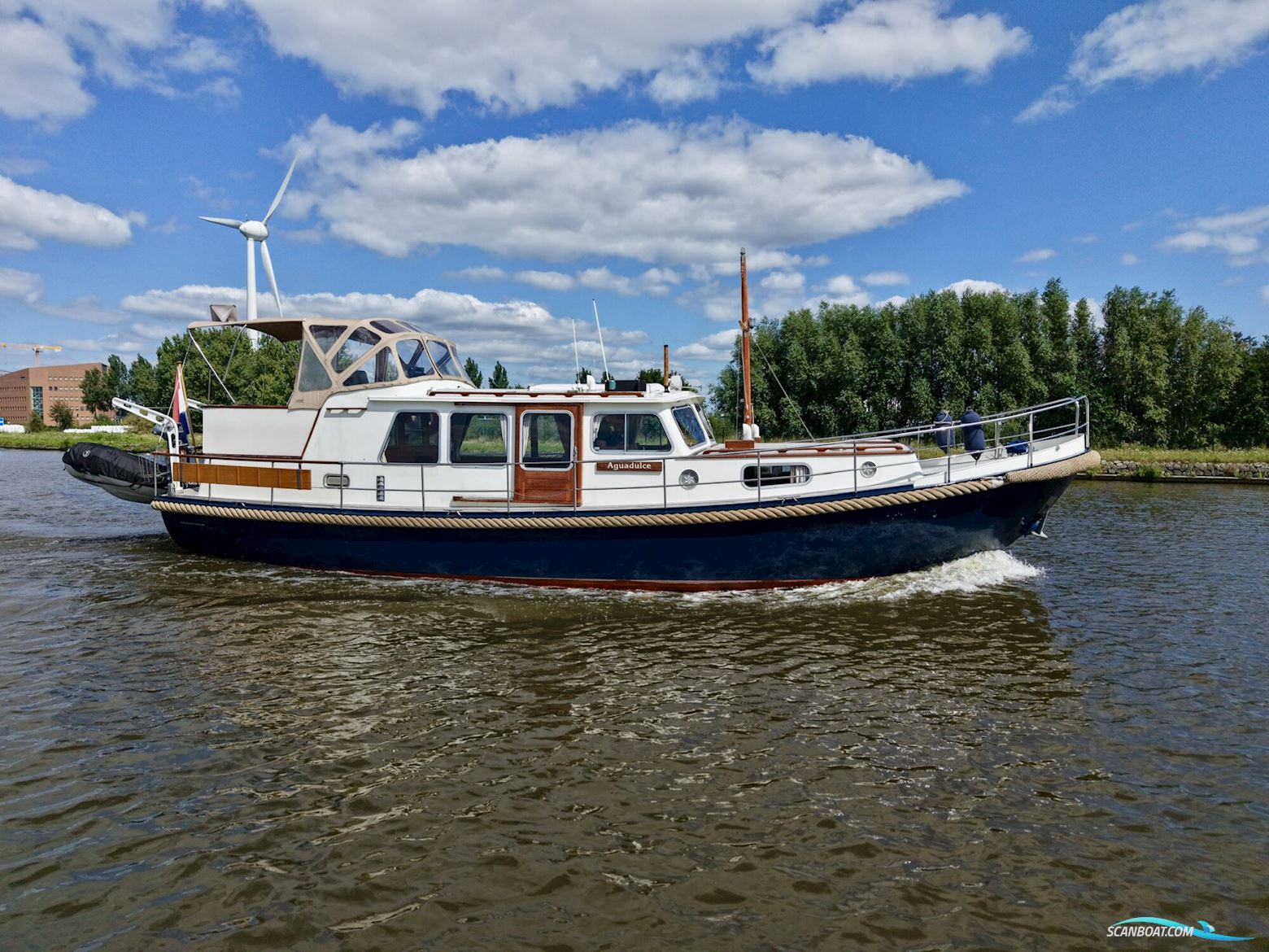 Valk Vlet 12.30 BB Motorboat 1984, with DAF engine, The Netherlands