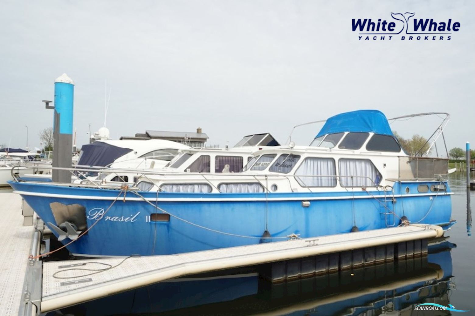 Valkkruiser 1050 ak Motorboat 1978, with Daf engine, The Netherlands