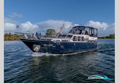 Valkkruiser 11.80 AK Cabrio Motorboat 1978, with Daf engine, The Netherlands
